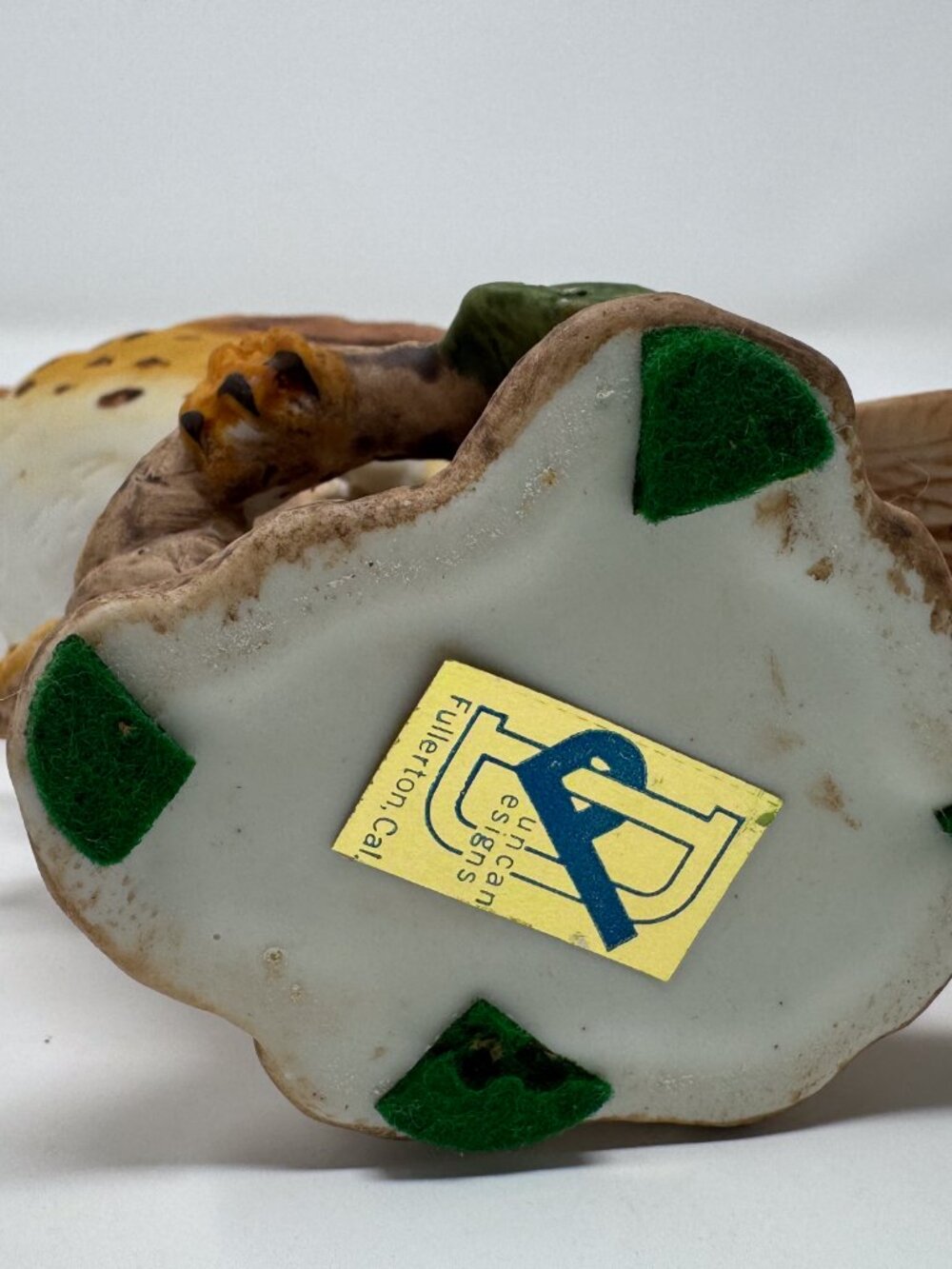 Vintage Fullerton California Bird Figurine Ceramic Songbird Statue - Picture 5 of 6